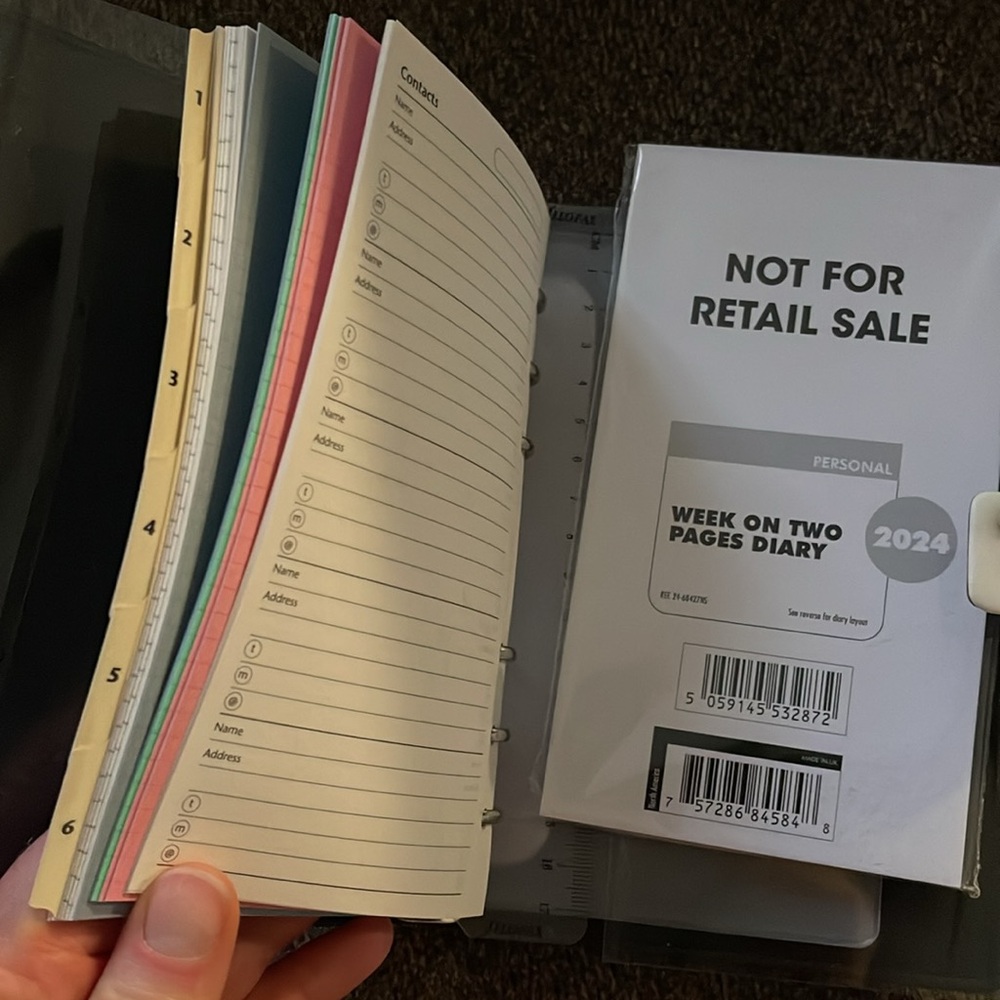 NIB Filofax Marble Personal Planner - Picture 3 of 3